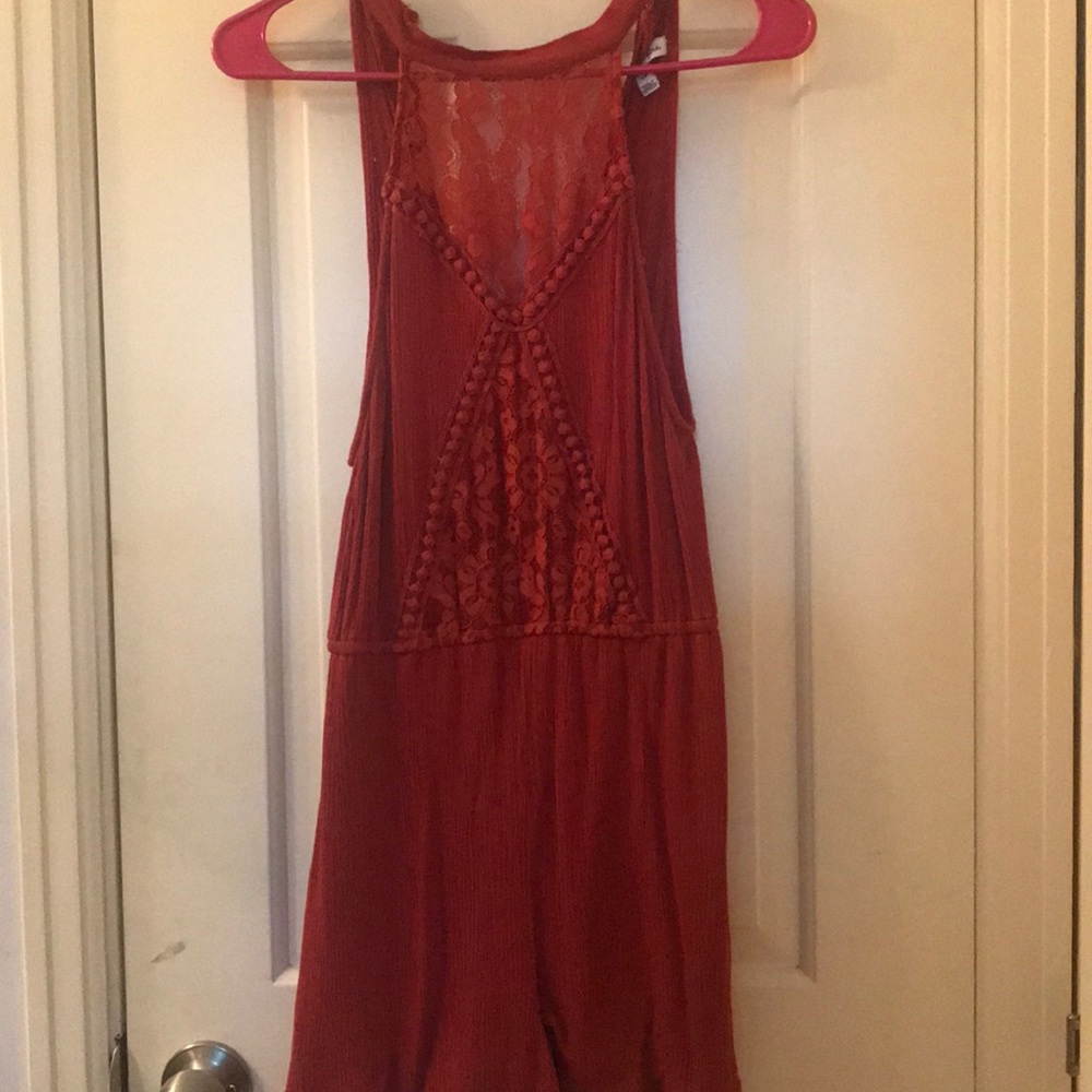 Burnt Orange Romper